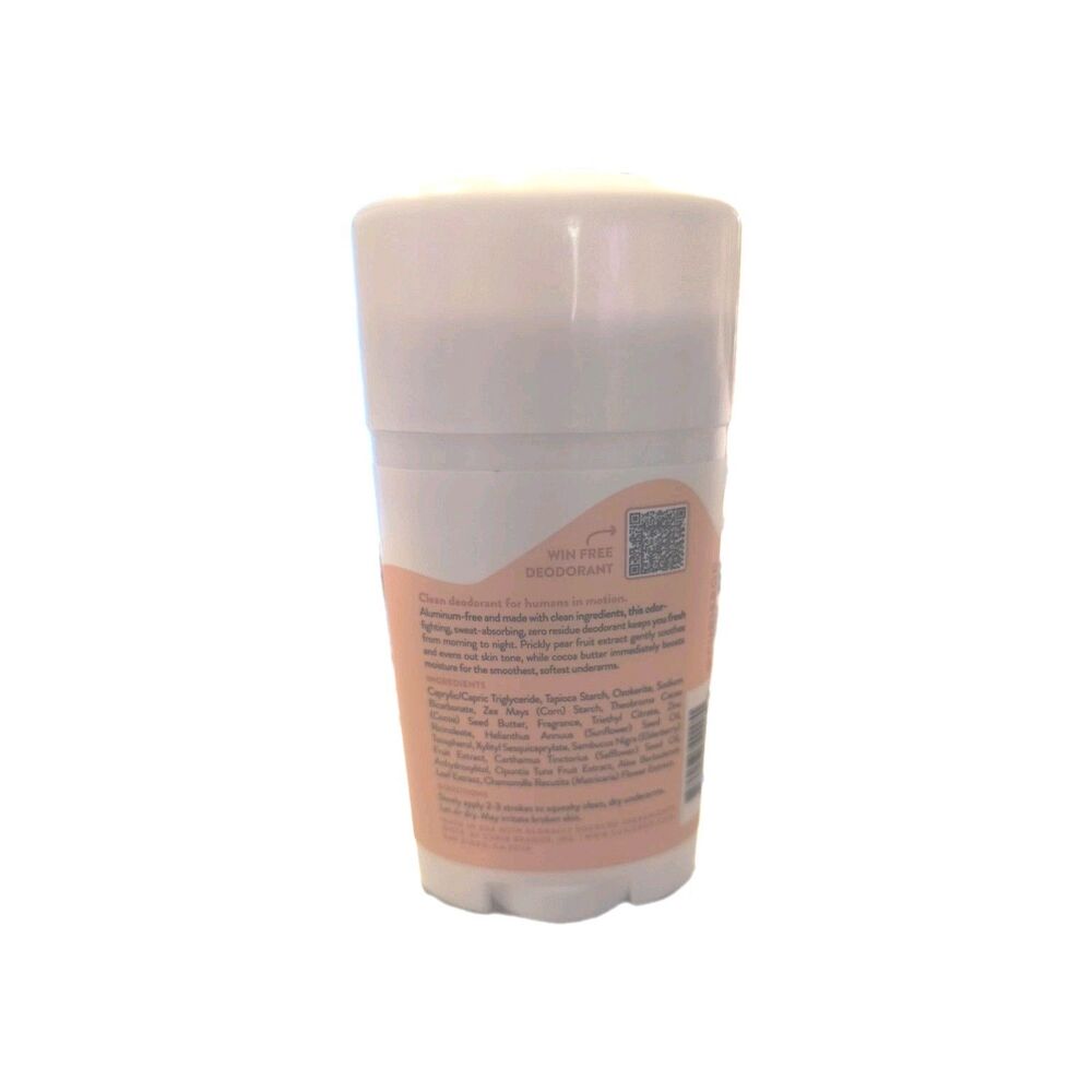 CURIE Peach Soleil Clean Deodorant Aluminum Free 2.0 Oz - Picture 2 of 2